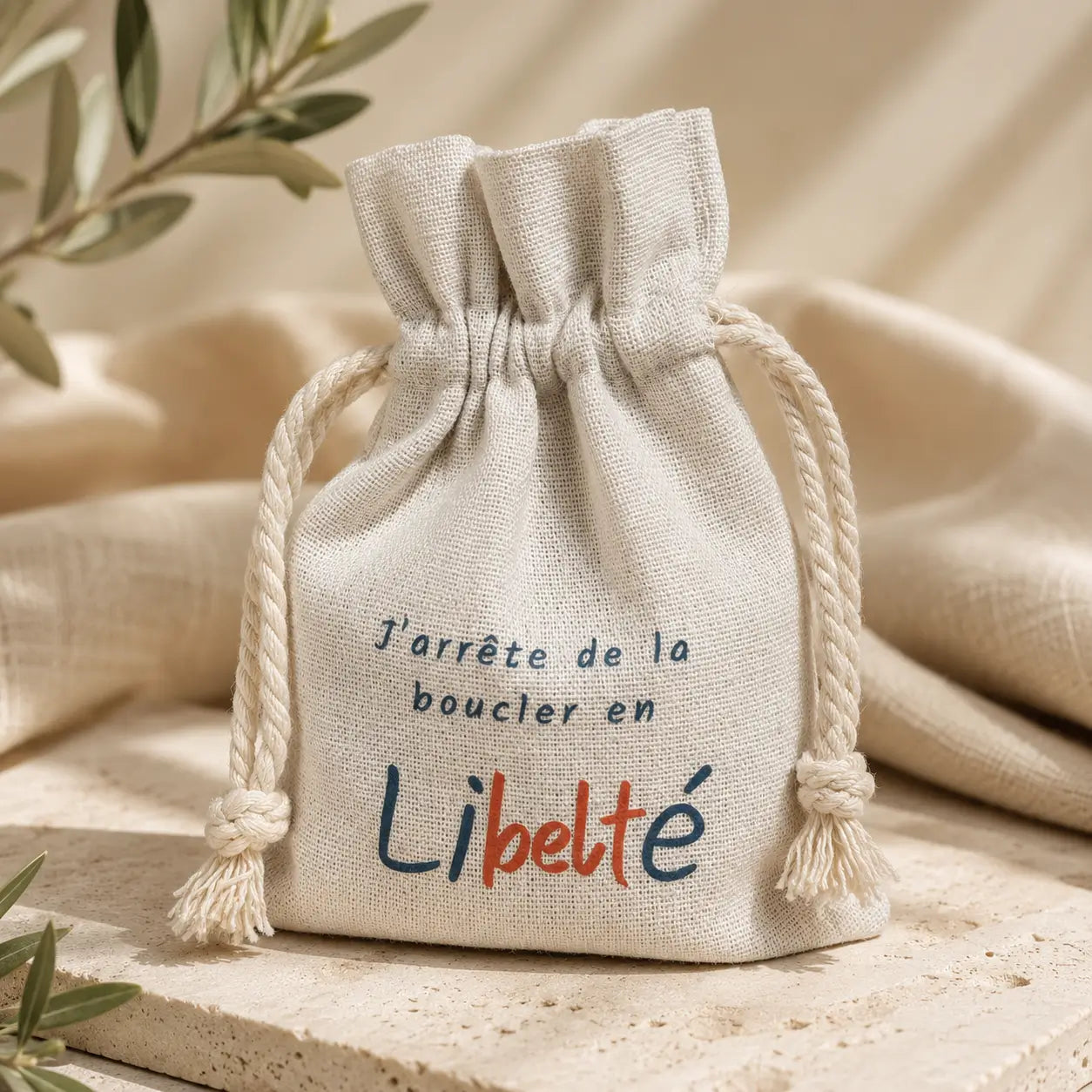pochon pour ceinture sans boucle elastique