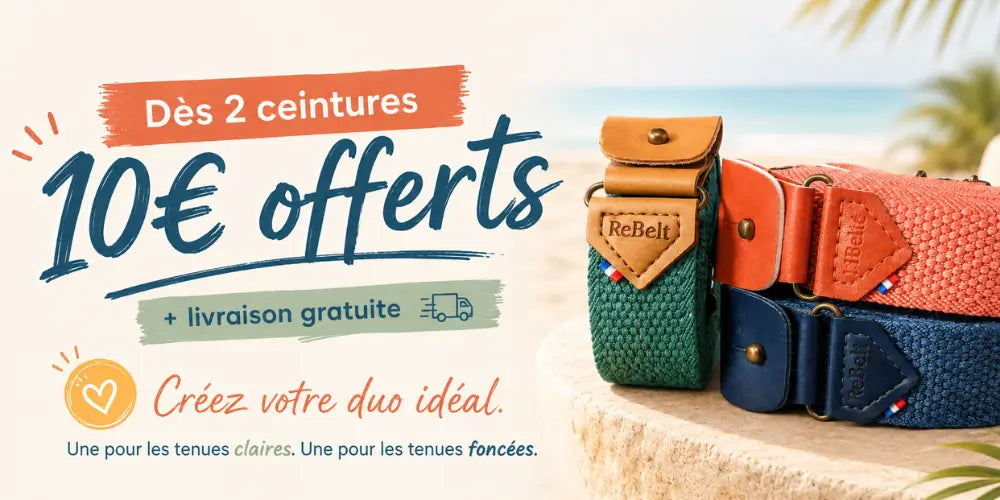 banniere promotion ceinture sans boucle