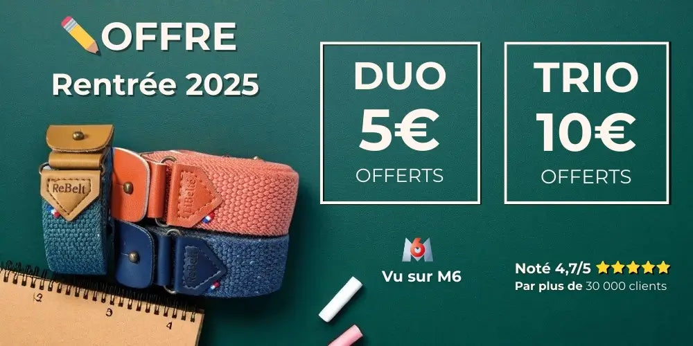 offre ceinture sans boucle adulte