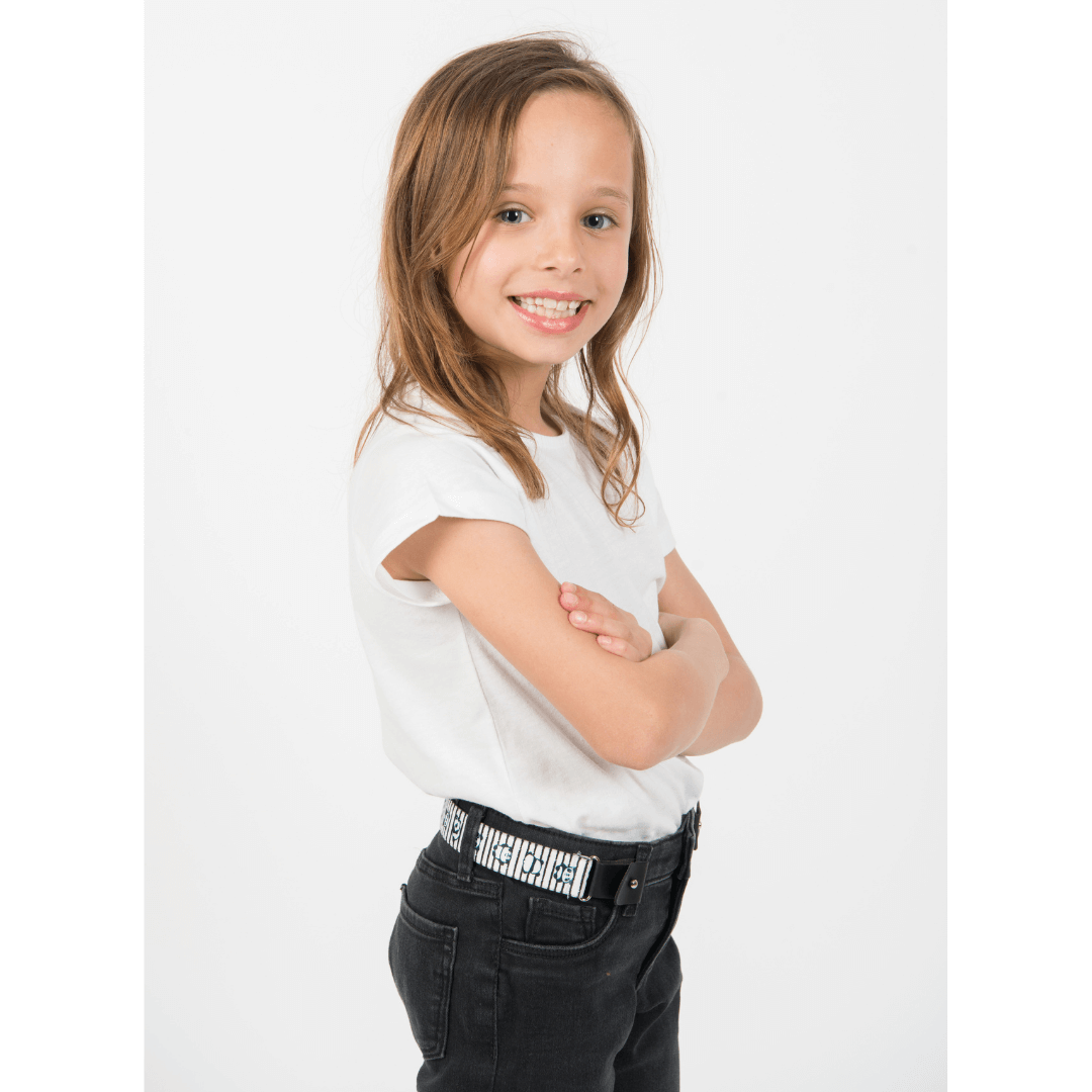 ceinture elastique sans boucle pour enfant motif panda